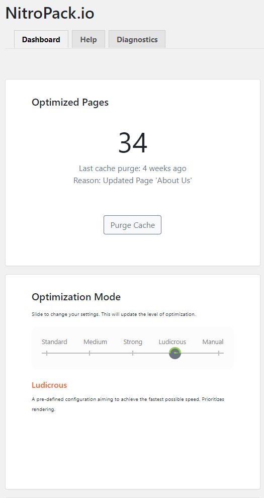 NitroPack plugin for WordPress Optimization